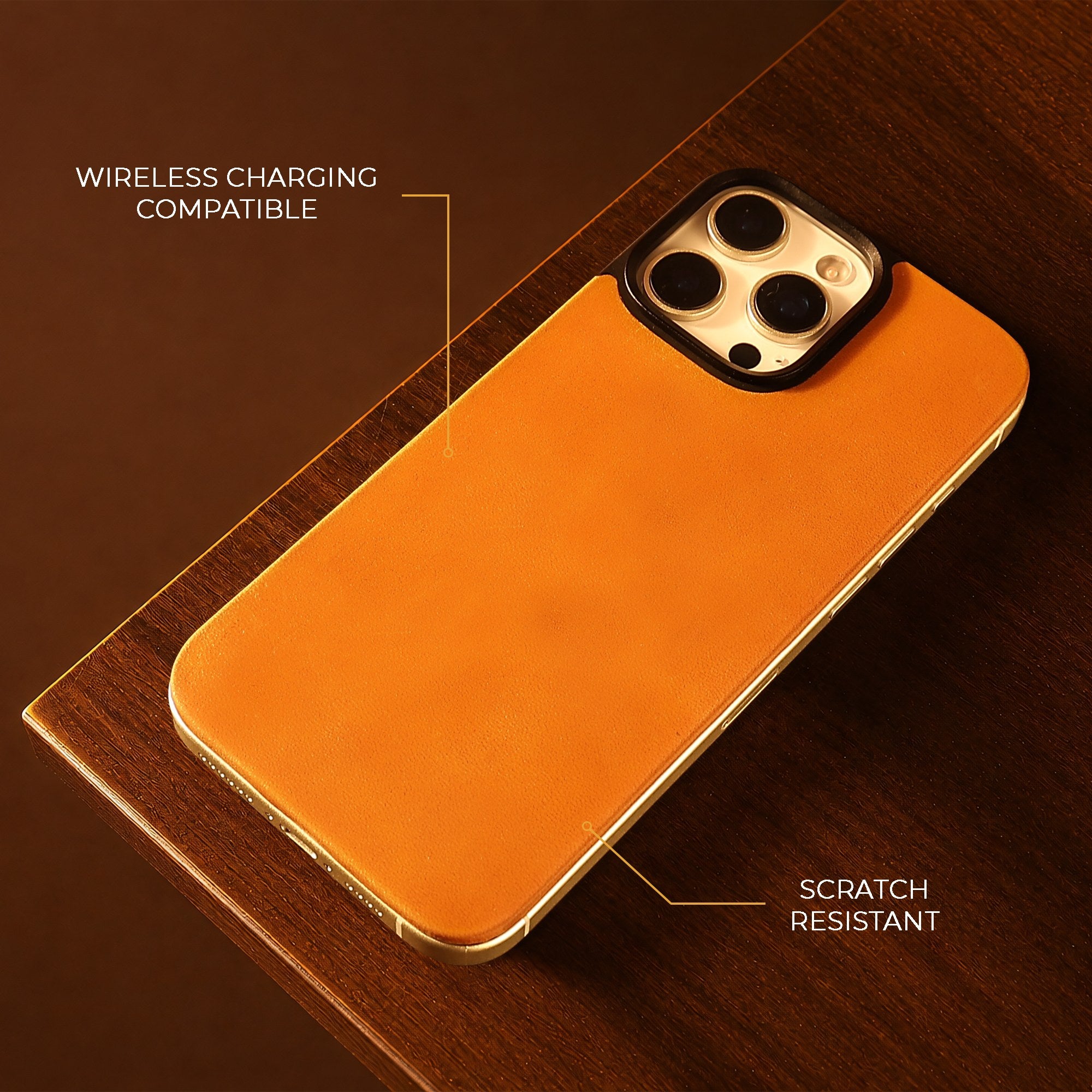 iPhone 16 Pro Max Magnetic Leather Back | THENOVO