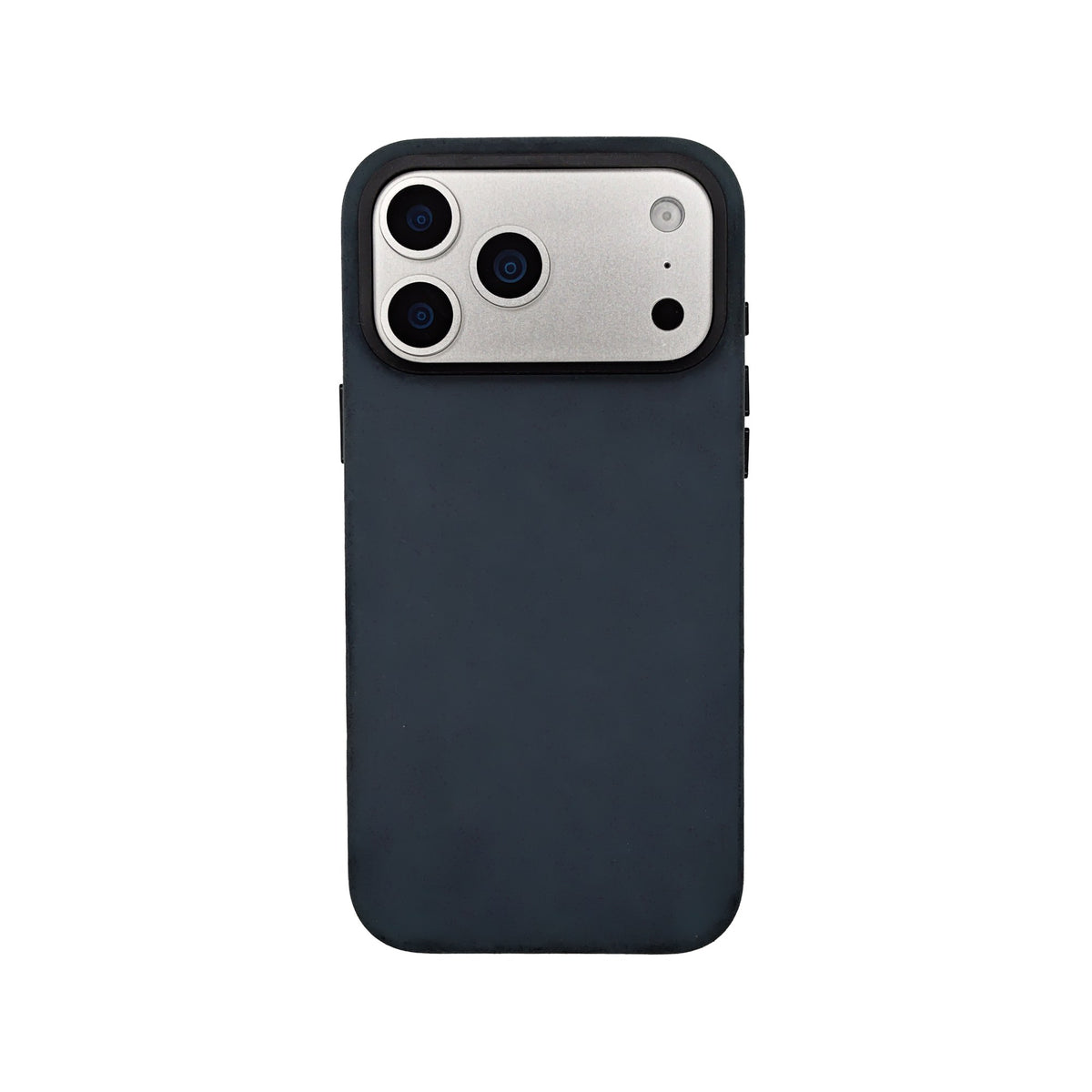 Navy Crazy Horse full leather cover for iPhone 17 Pro Max, 17 Pro, 18 Pro Max and 18 Pro, on a white background