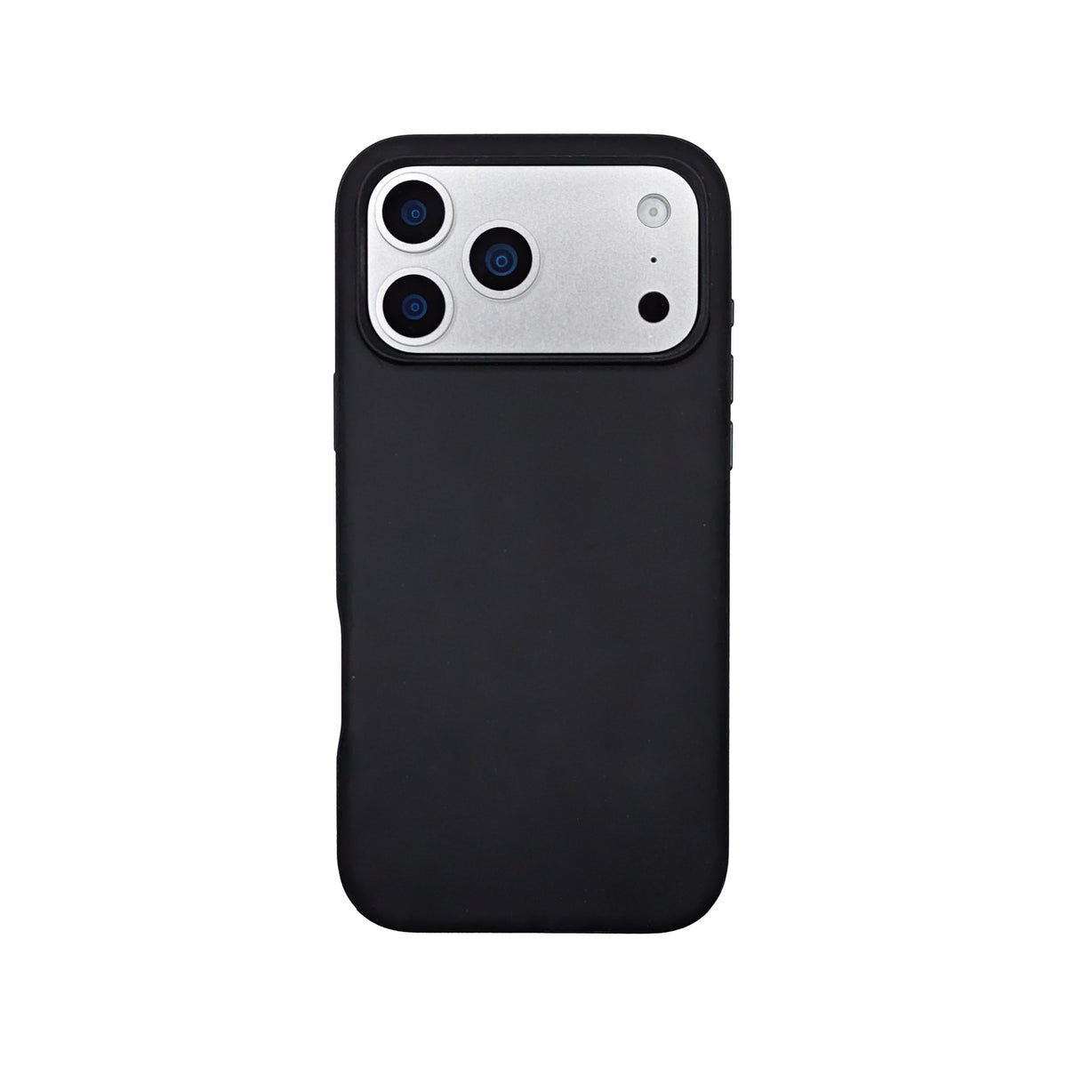 Black Crazy Horse hybrid leather cover for iPhone 17 Pro Max, 17 Pro, 18 Pro Max and 18 Pro, on a white background