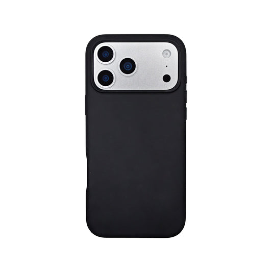 Black Crazy Horse hybrid leather cover for iPhone 17 Pro Max, 17 Pro, 18 Pro Max and 18 Pro, on a white background