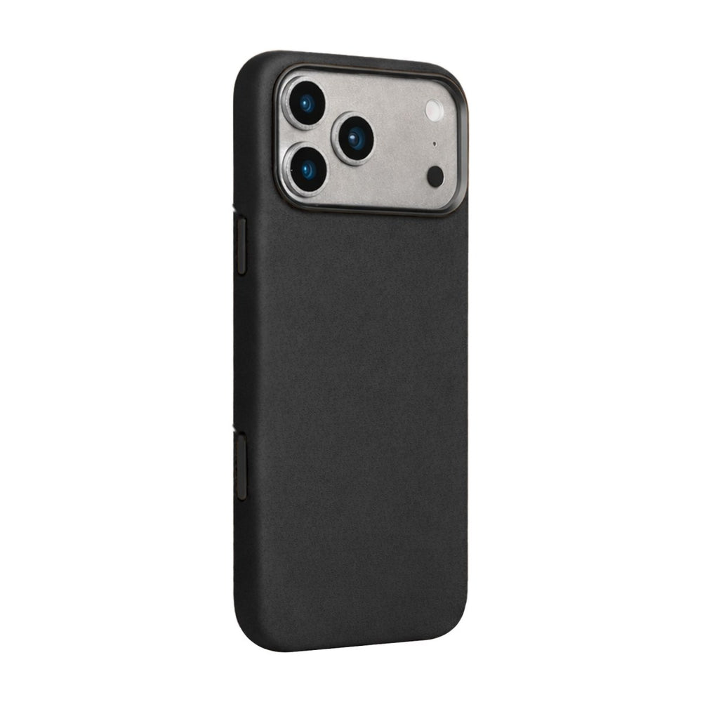 iPhone 17 Pro Max – Full Leather Cover, Black