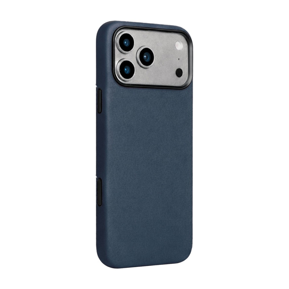 iPhone 18 Pro Max – Full Leather Cover, Navy