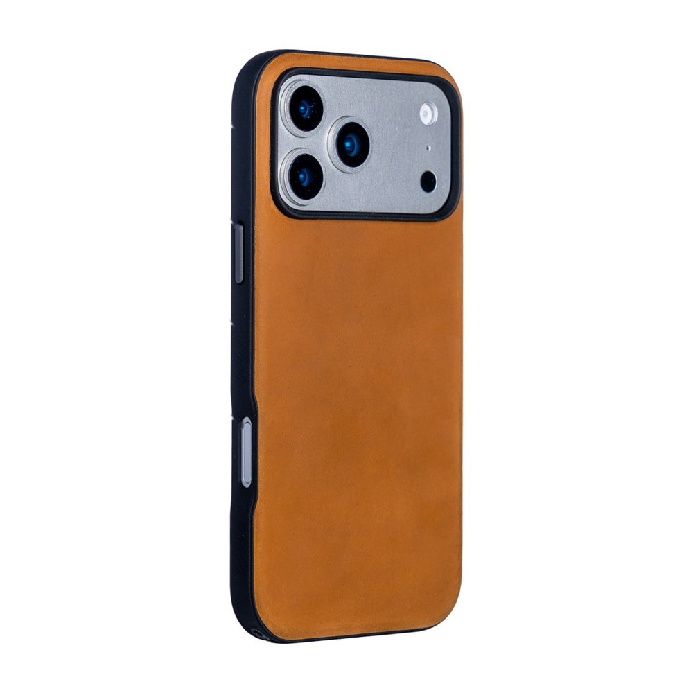 iPhone 17 Pro Max – Hybrid Leather Cover, Tan